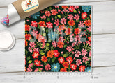 Tiny Flower Patterned Adhesive Vinyl 131